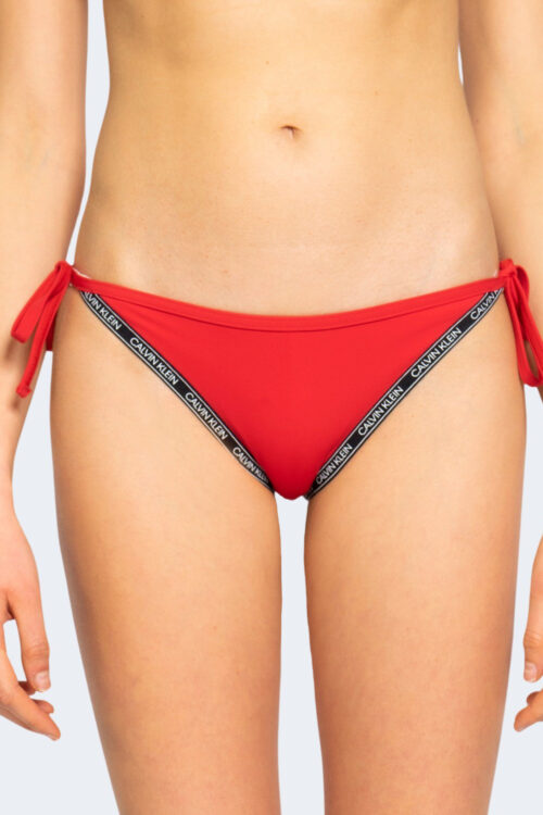 Costume da bagno Calvin Klein Underwear slip string side  Rosso