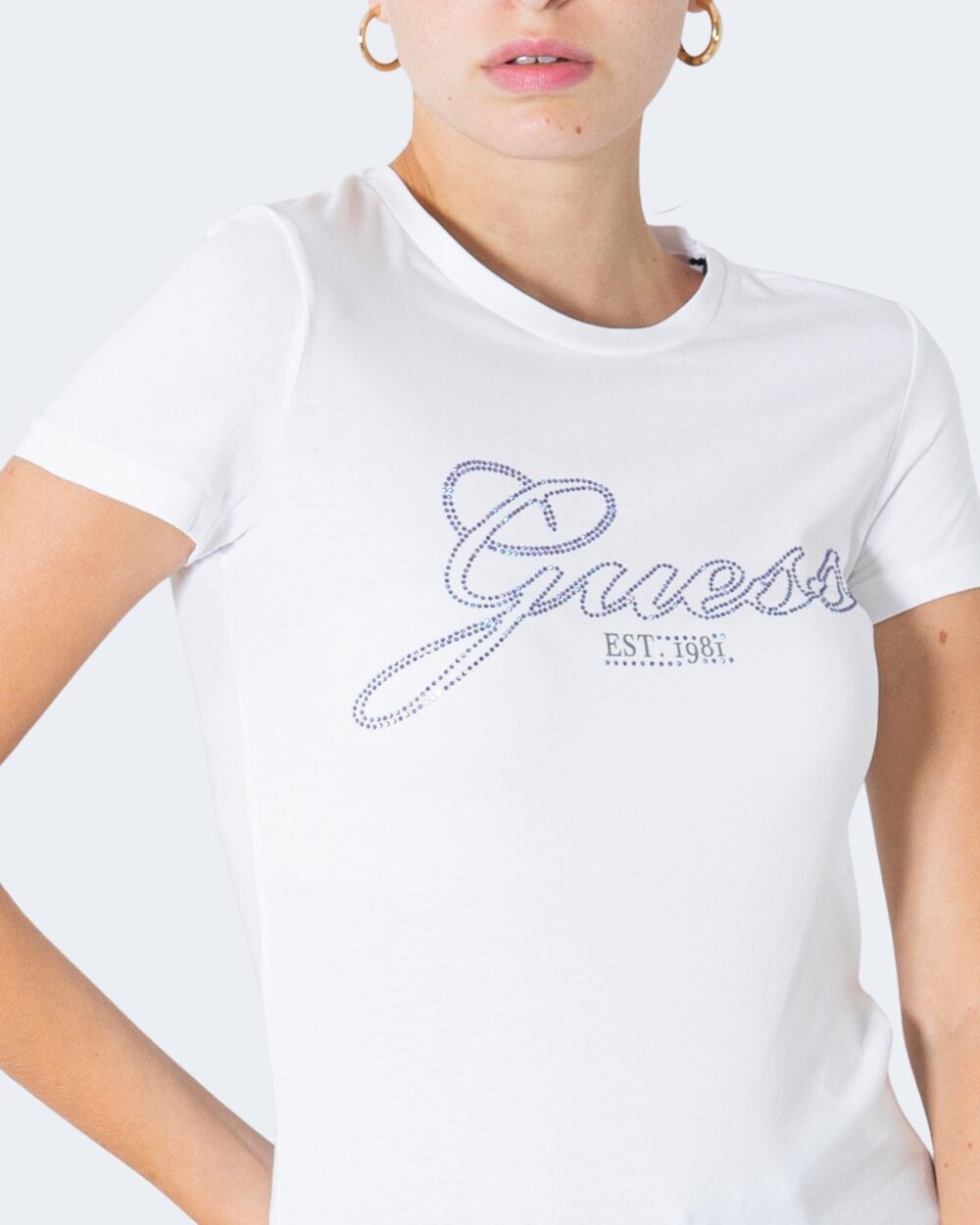 T-shirt Guess Bianco - Foto 2