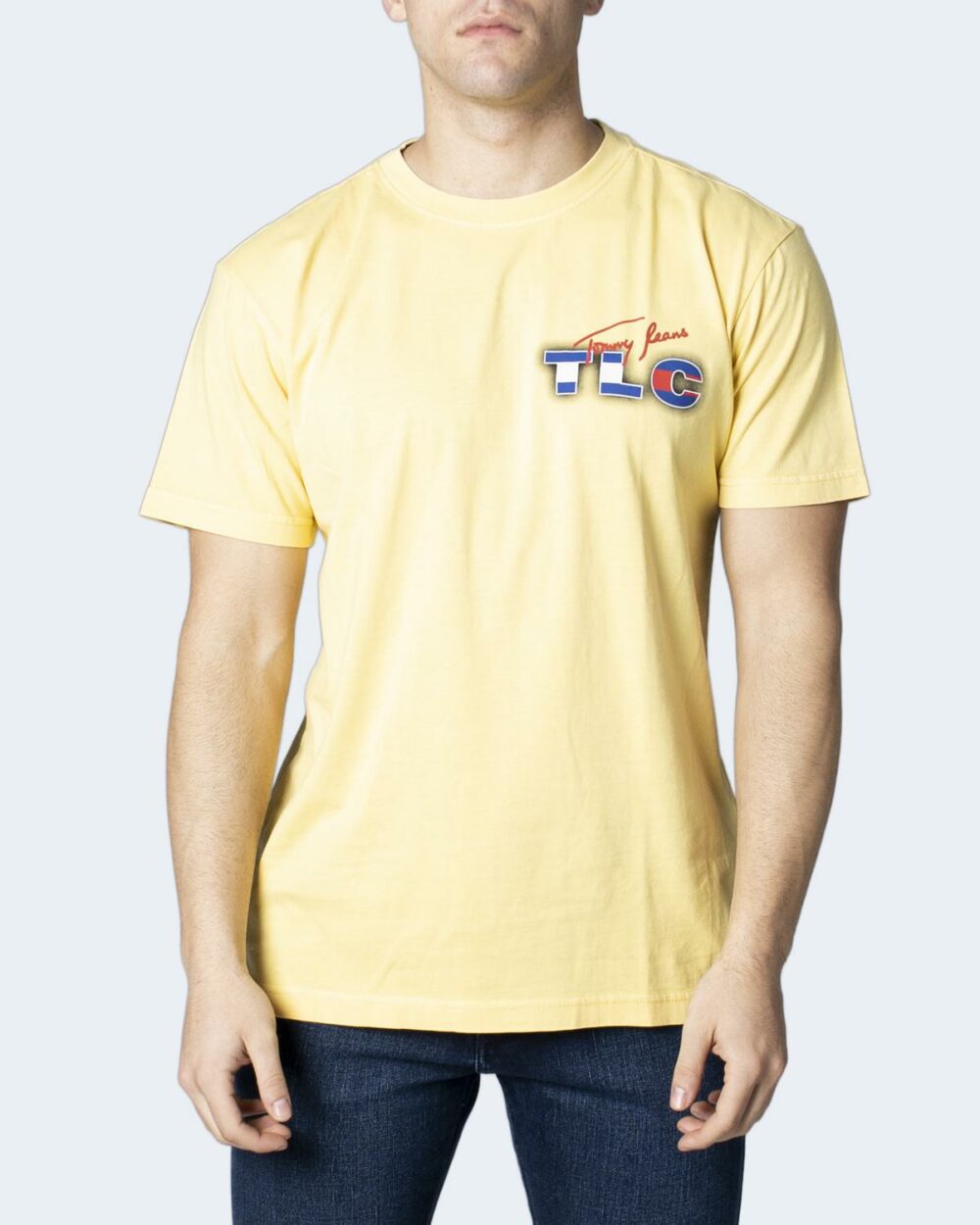 T-shirt Tommy Hilfiger Jeans Giallo - Foto 1