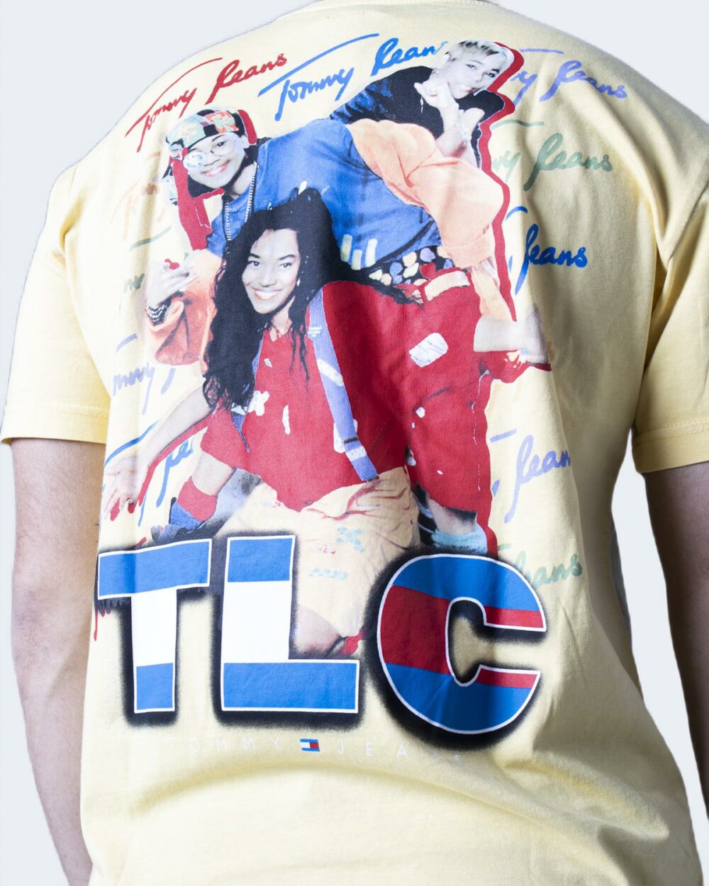 T-shirt Tommy Hilfiger Jeans Giallo - Foto 3