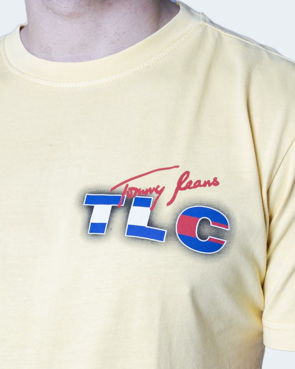 T-shirt Tommy Hilfiger Jeans Giallo - Foto 4