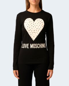 T-shirt manica lunga Love Moschino Nero - Foto 1