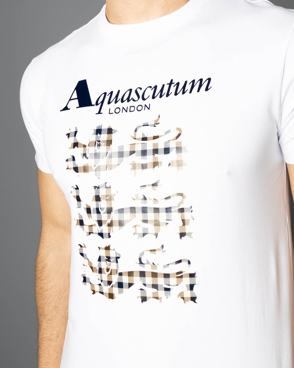 T-shirt AQUASCUTUM Bianco - Foto 3