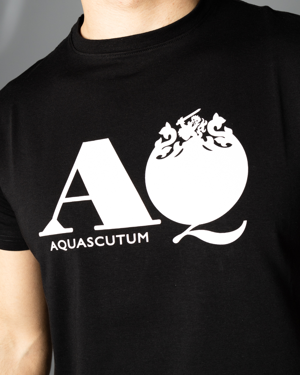 T-shirt AQUASCUTUM Nero - Foto 3