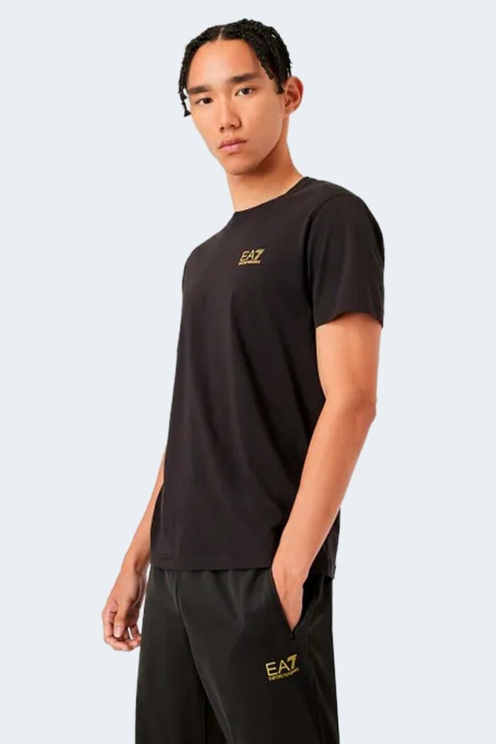 T-shirt EA7  Black gold