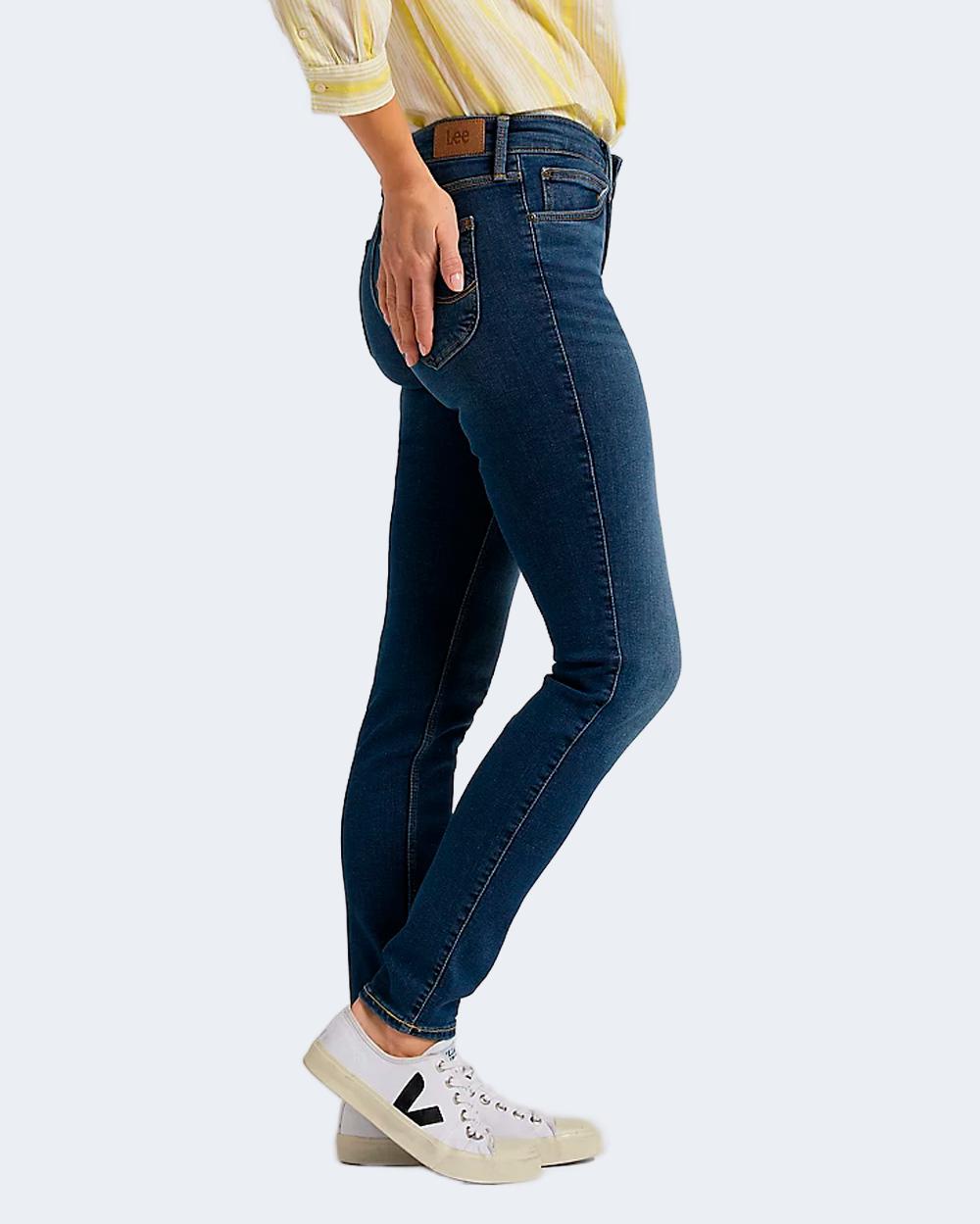Jeans skinny Lee Denim scuro - Foto 2