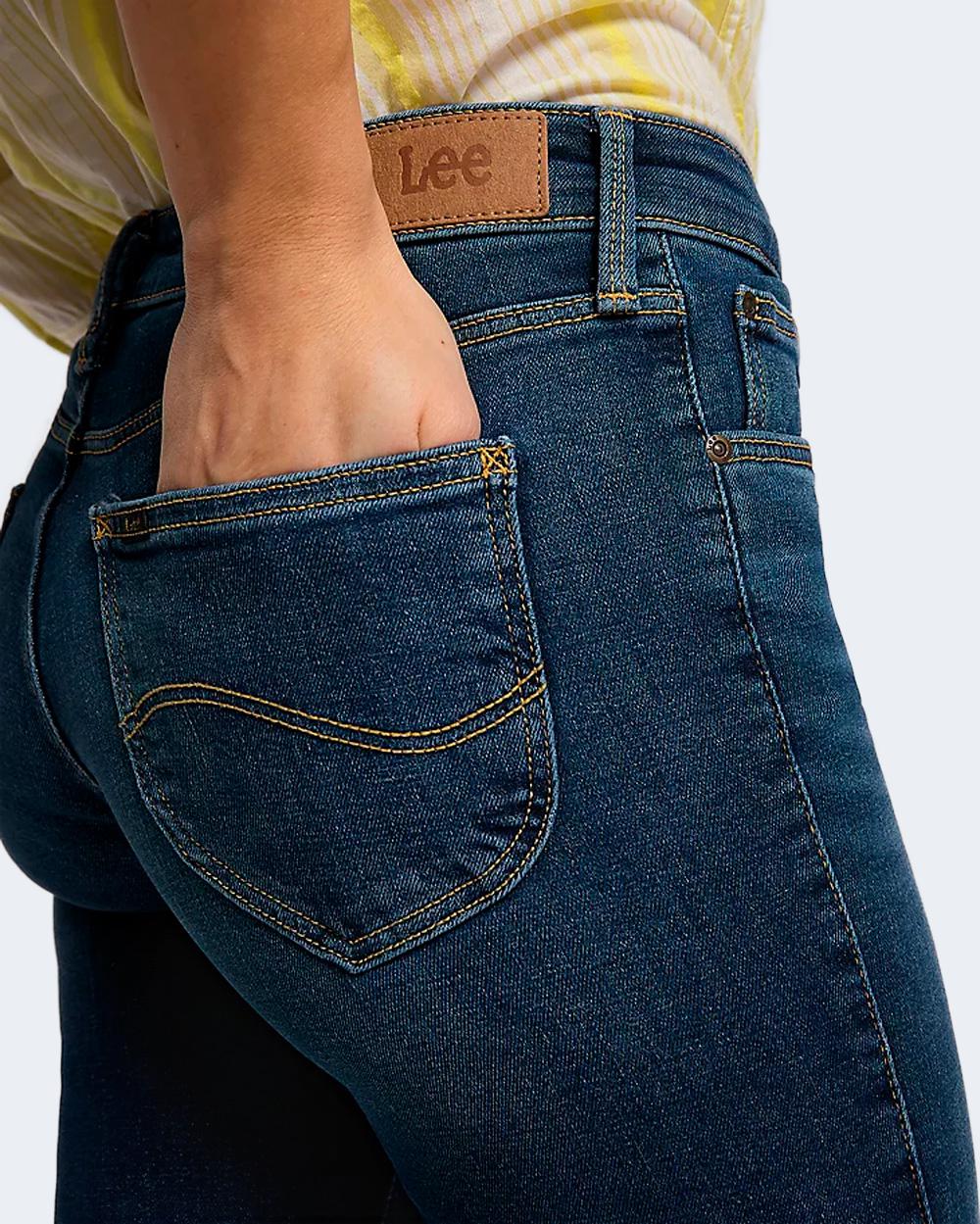 Jeans skinny Lee Denim scuro - Foto 3