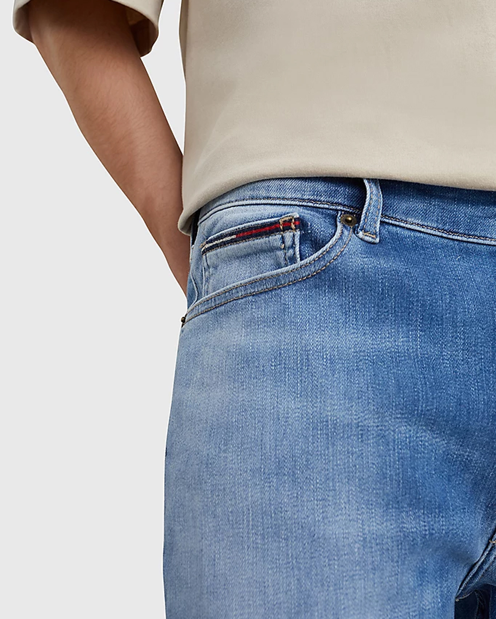 Jeans slim Tommy Hilfiger Jeans Denim chiaro - Foto 2