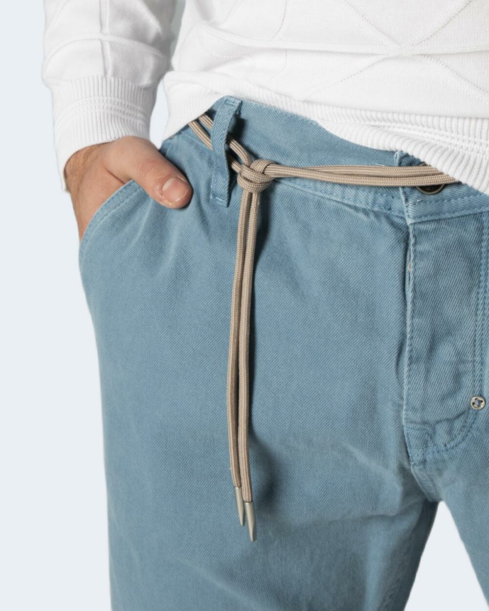 Pantaloni slim Antony Morato Celeste - Foto 2