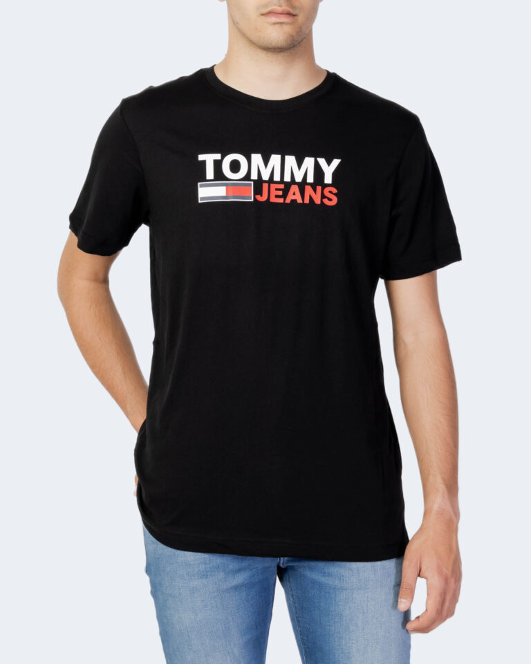 T-shirt Tommy Hilfiger Jeans Nero