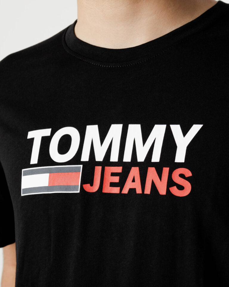 T-shirt Tommy Hilfiger Jeans Nero