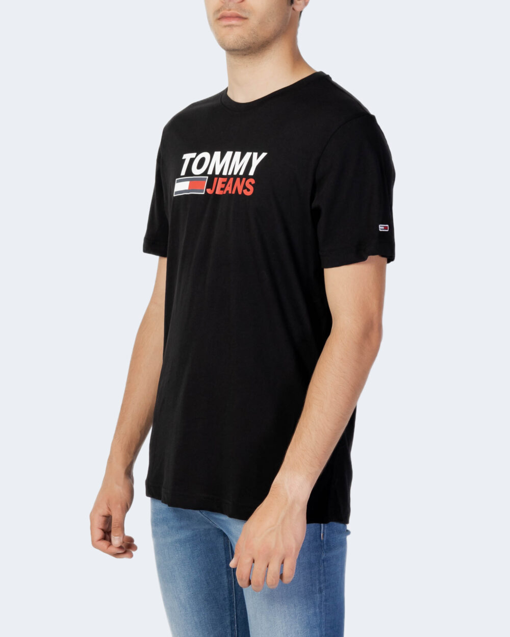 T-shirt Tommy Hilfiger Jeans Nero - Foto 5