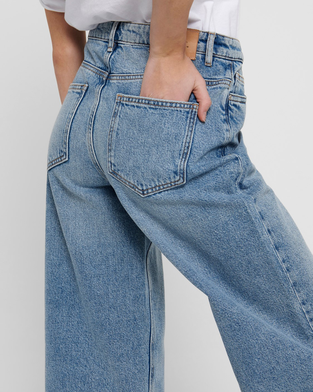 Jeans larghi Only Blue Denim Chiaro - Foto 4