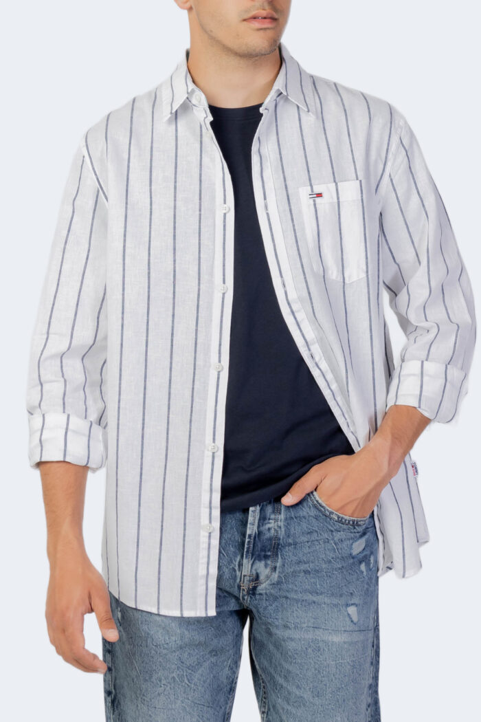 Camicia manica lunga Tommy Hilfiger Jeans Blu