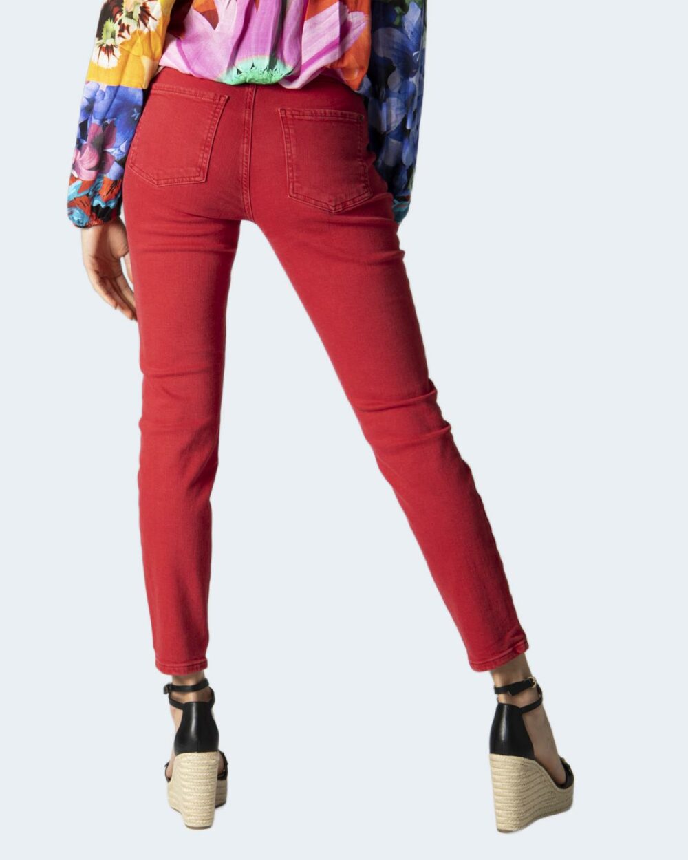 Jeans mom Desigual Rosso - Foto 3