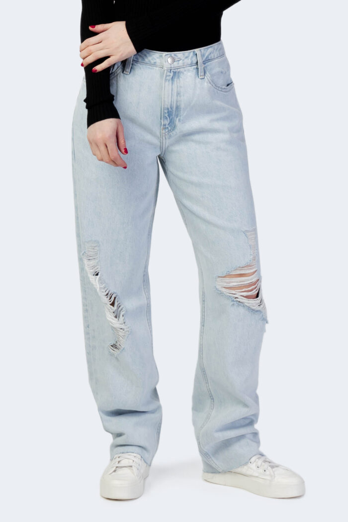 Jeans slim Calvin Klein Jeans Denim chiaro