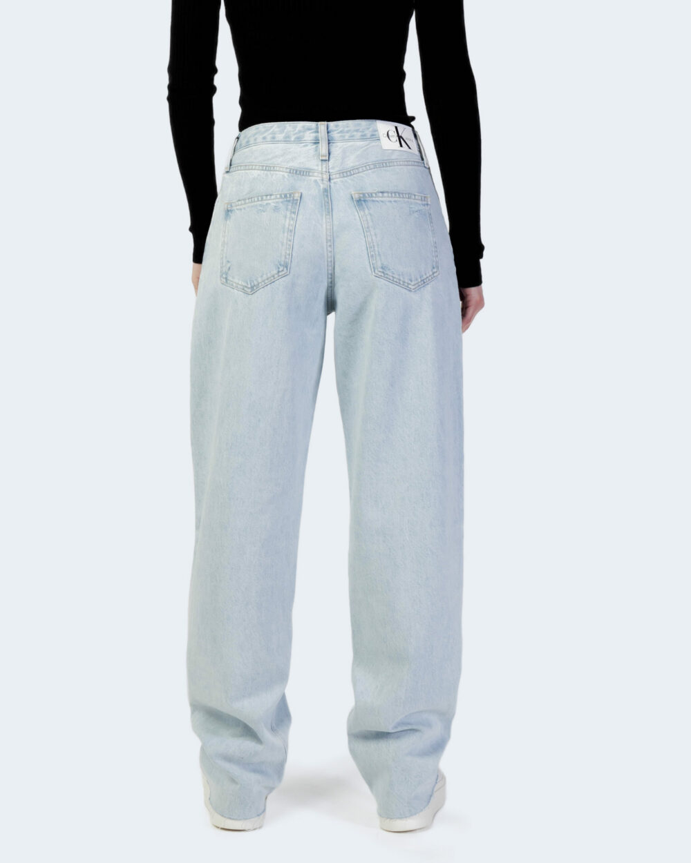 Jeans slim Calvin Klein Jeans Denim chiaro - Foto 3