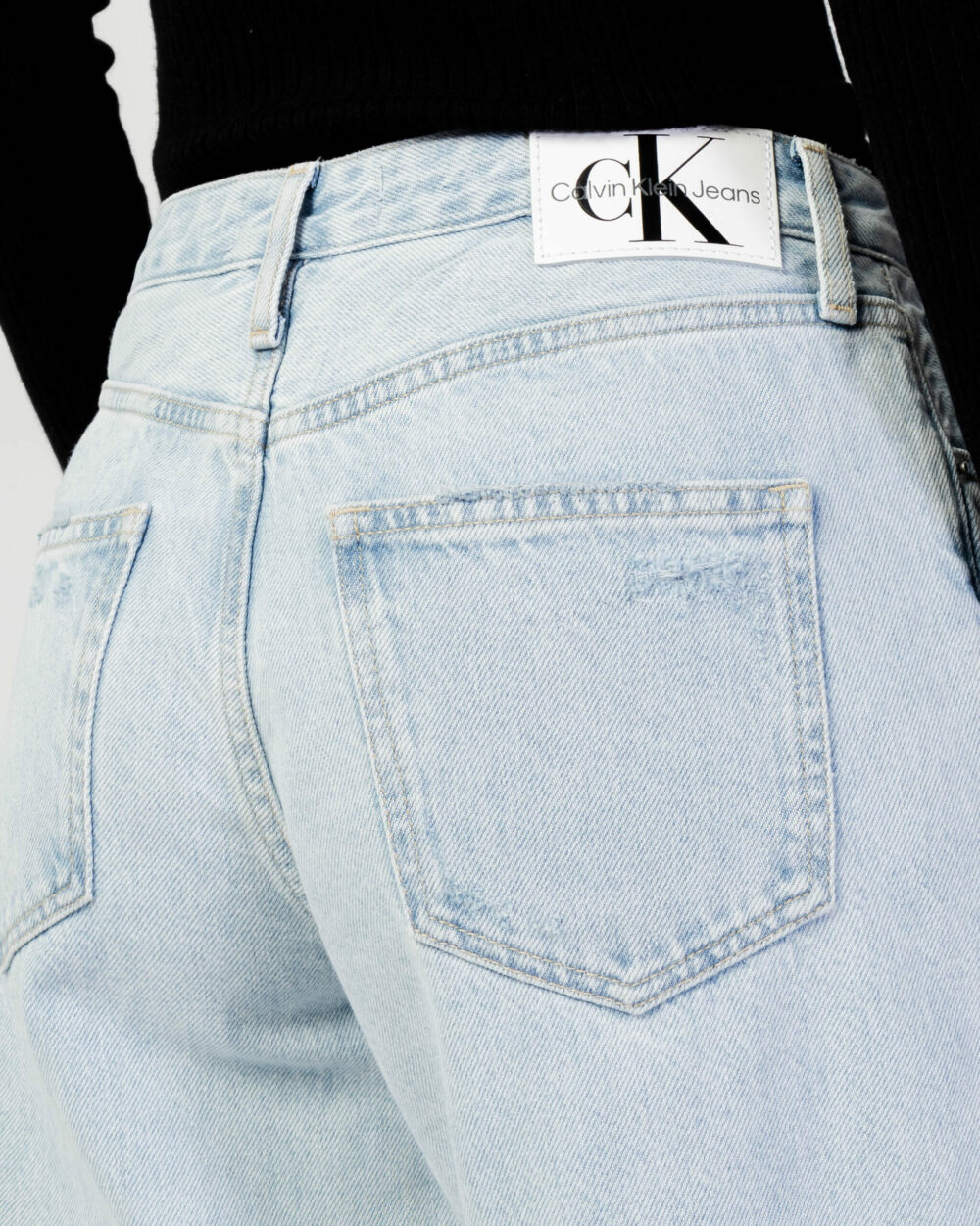 Jeans slim Calvin Klein Jeans Denim chiaro - Foto 5