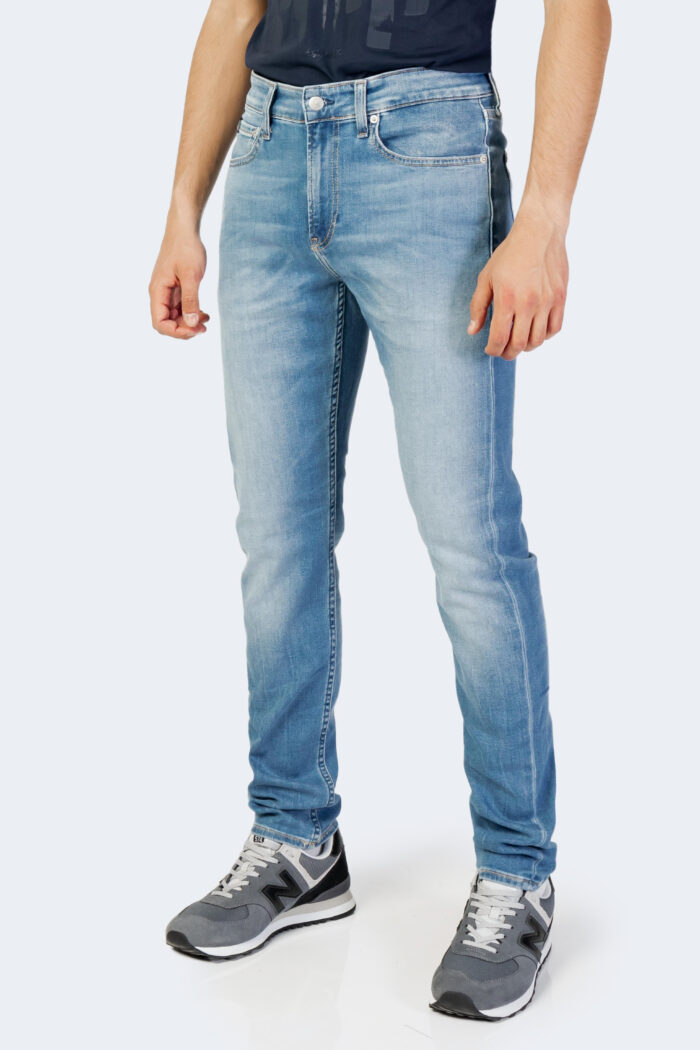 Jeans slim Calvin Klein Jeans Denim chiaro