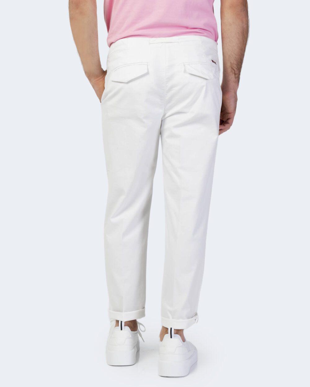 Pantaloni skinny Borghese Bianco - Foto 3