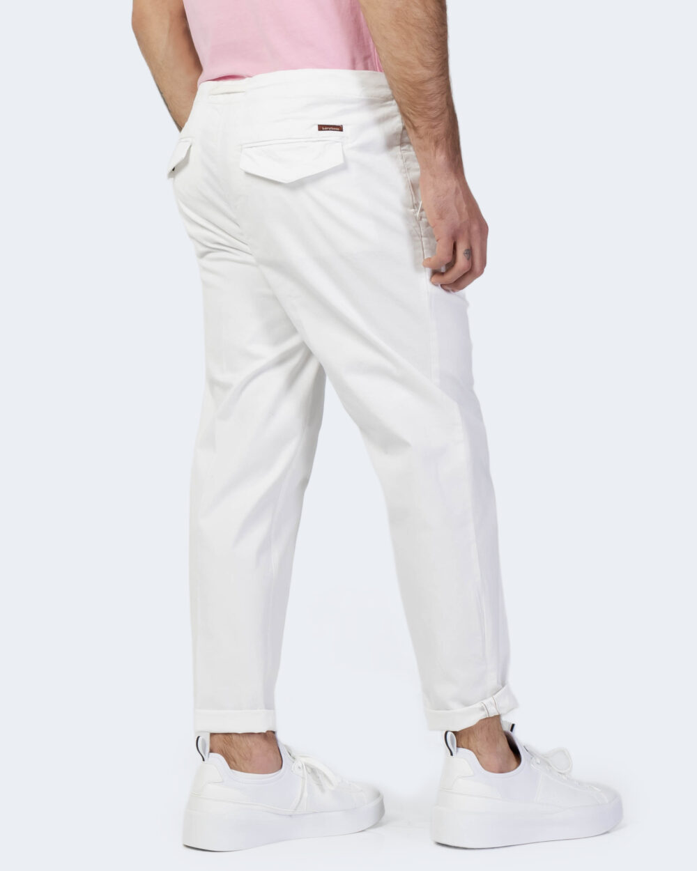 Pantaloni skinny Borghese Bianco - Foto 4