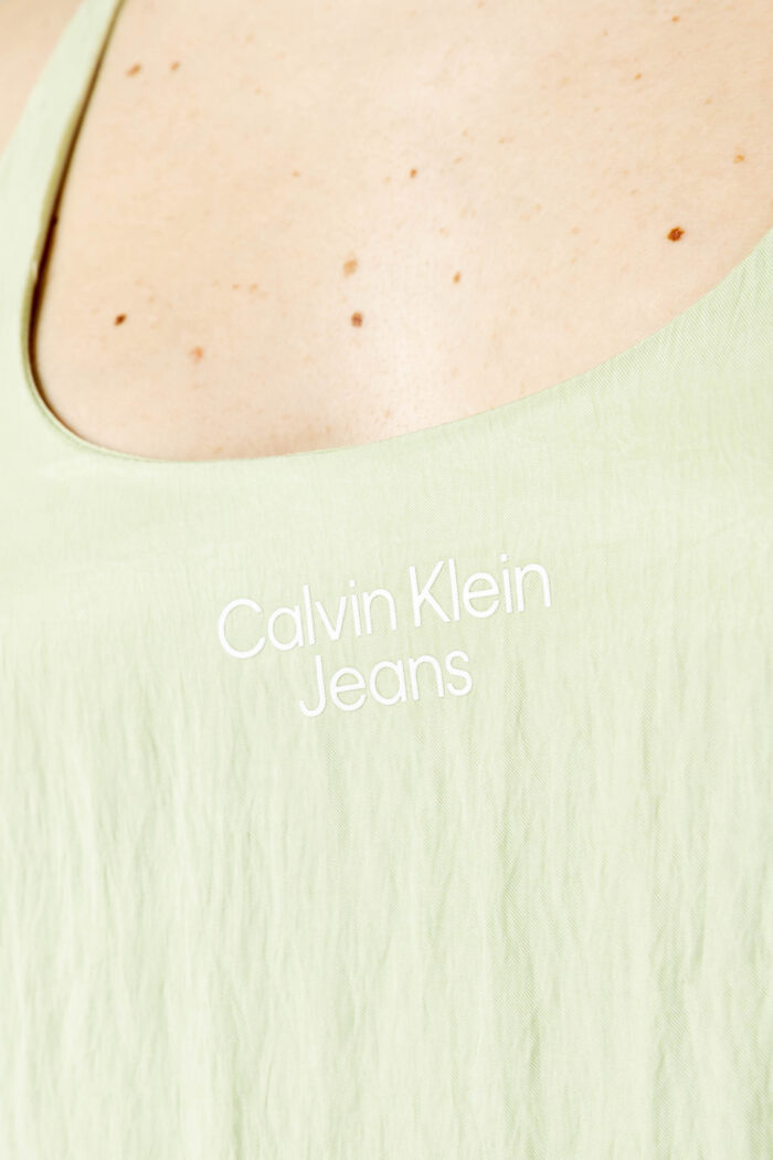 Vestito corto Calvin Klein Jeans Verde
