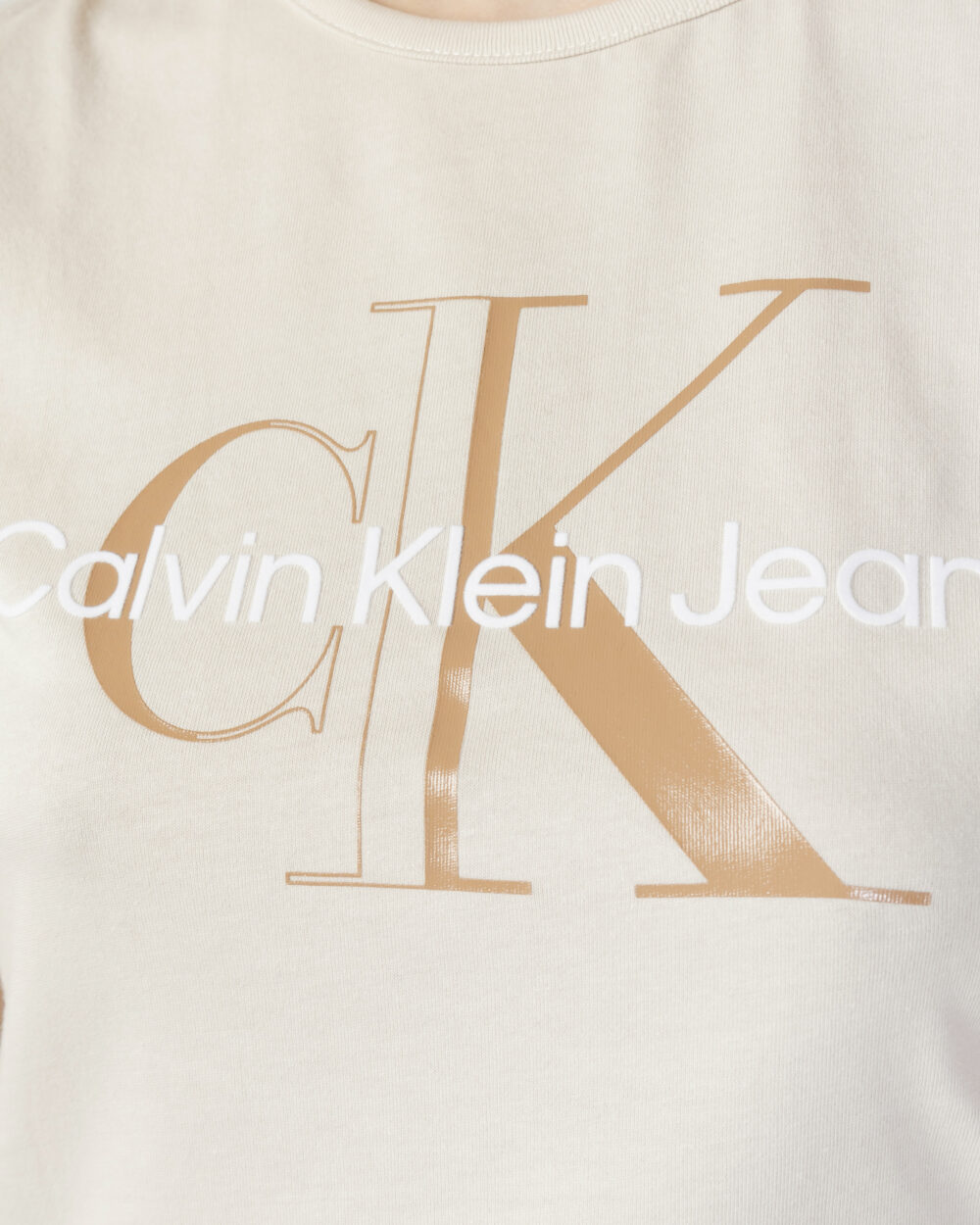 T-shirt Calvin Klein Jeans Beige - Foto 2