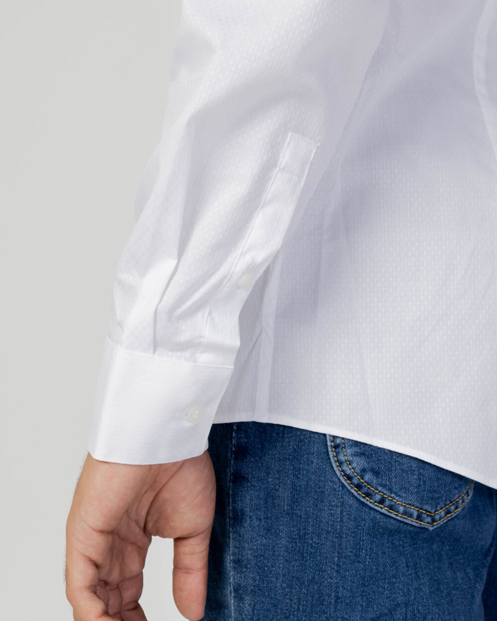 Camicia manica lunga Calvin Klein Jeans Bianco - Foto 3