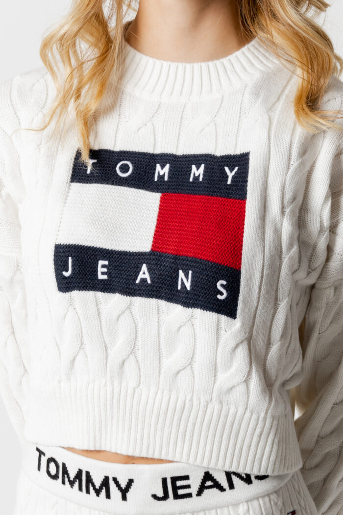 Maglione Tommy Hilfiger Jeans Bianco
