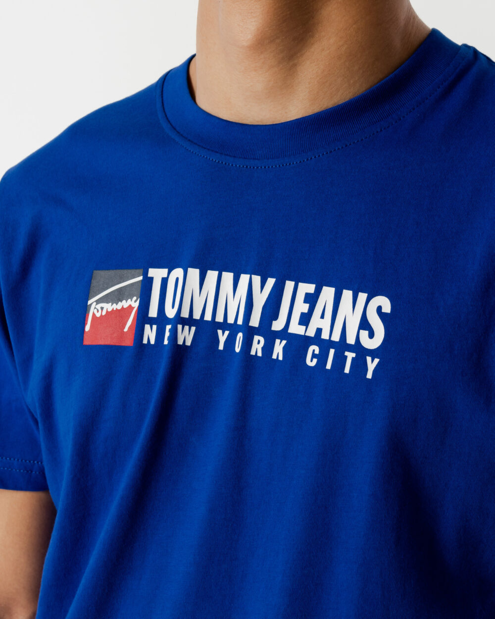 T-shirt Tommy Hilfiger Jeans Azzurro - Foto 2