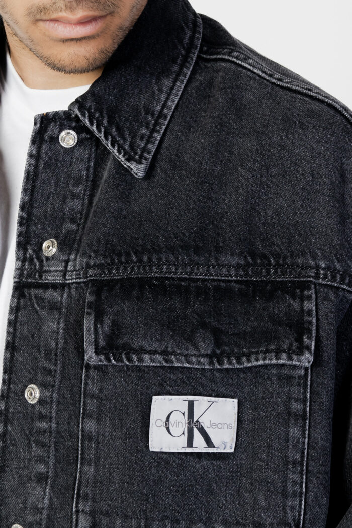 Camicia manica lunga Calvin Klein Jeans Nero