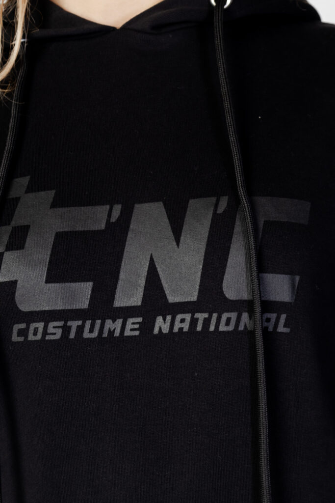 Felpa con cappuccio CNC Costume National logo Nero