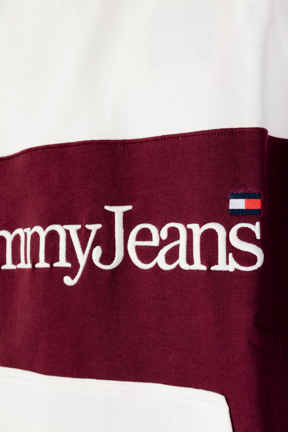 Felpa con cappuccio Tommy Hilfiger Jeans Bianco - Foto 2