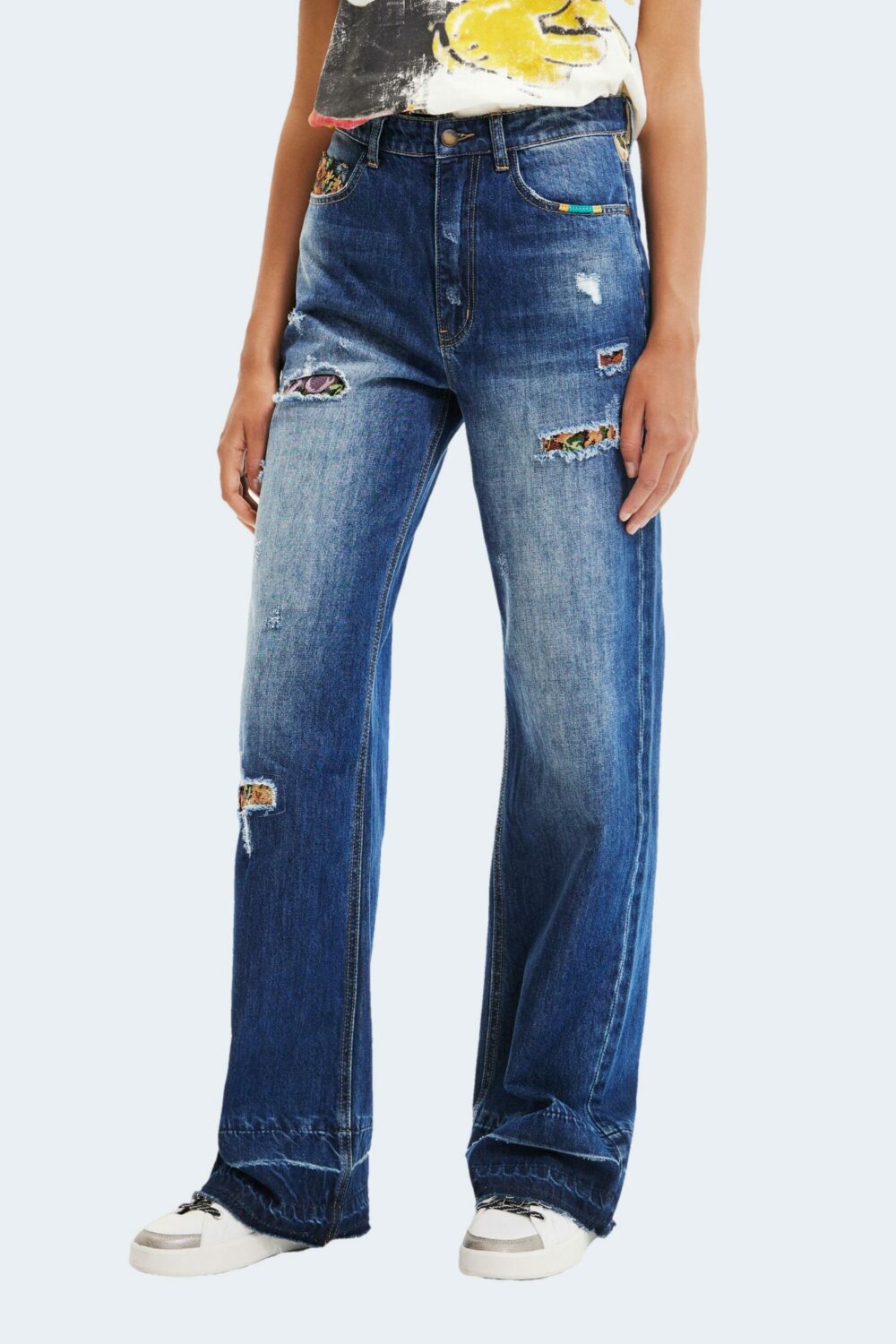 Jeans larghi Desigual Denim - Foto 1