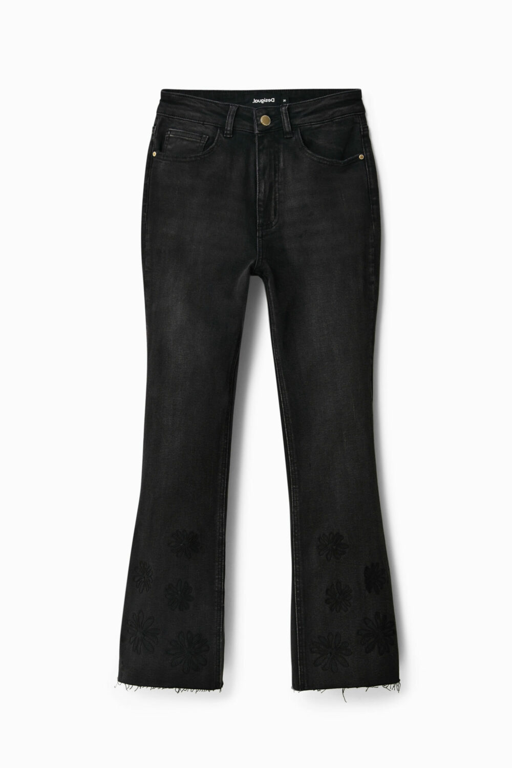 Jeans bootcut Desigual Nero - Foto 4