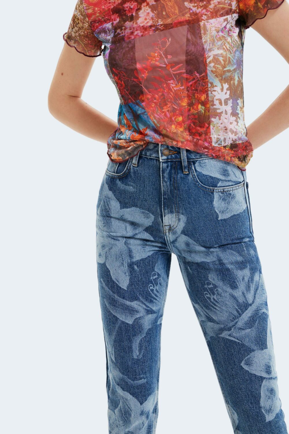 Jeans slim Desigual Denim - Foto 2
