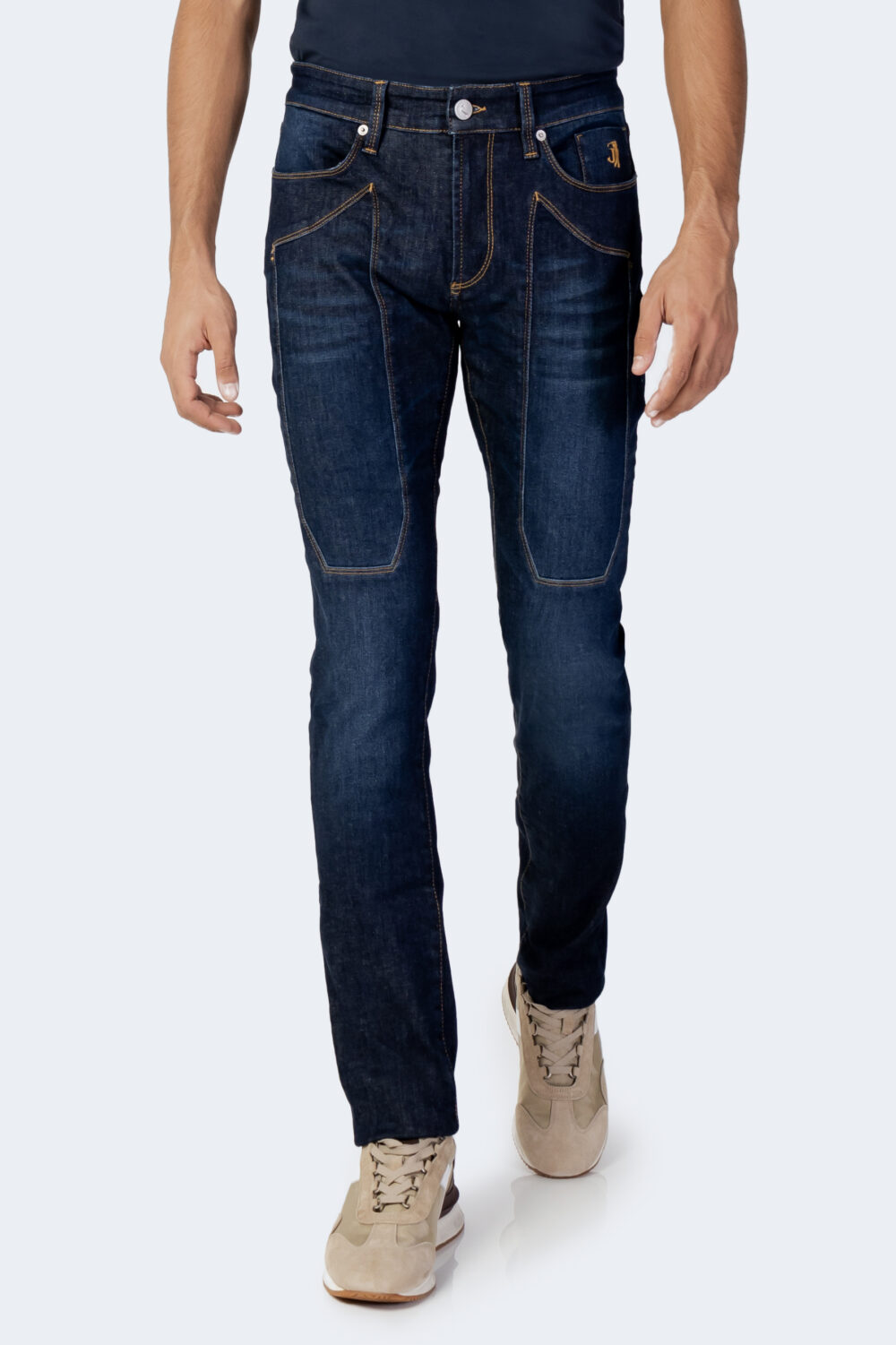 Jeans slim Jeckerson Denim scuro - Foto 1