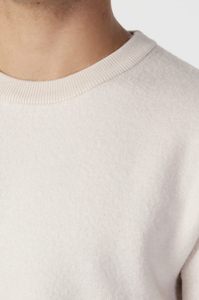 Maglia Selected slhbelo ls knit crew neck w Panna