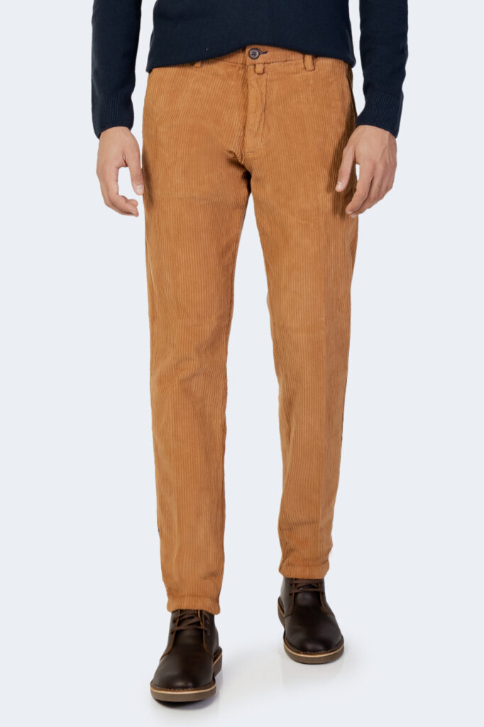 Pantaloni Borghese velluto Arancione