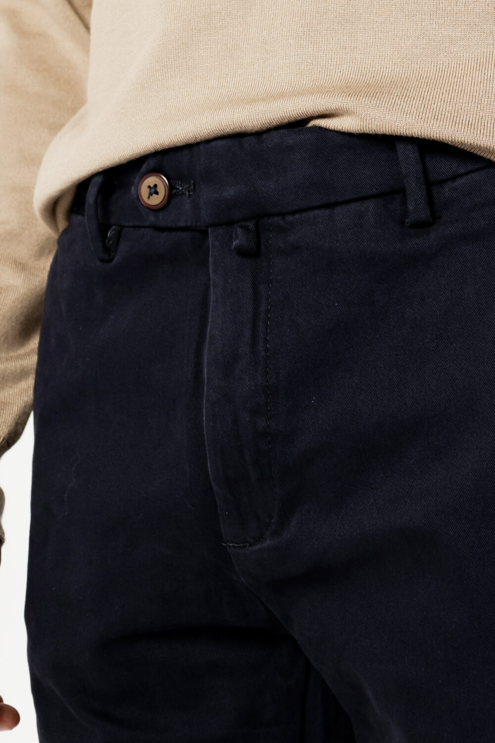 Pantaloni slim Borghese Blu - Foto 2