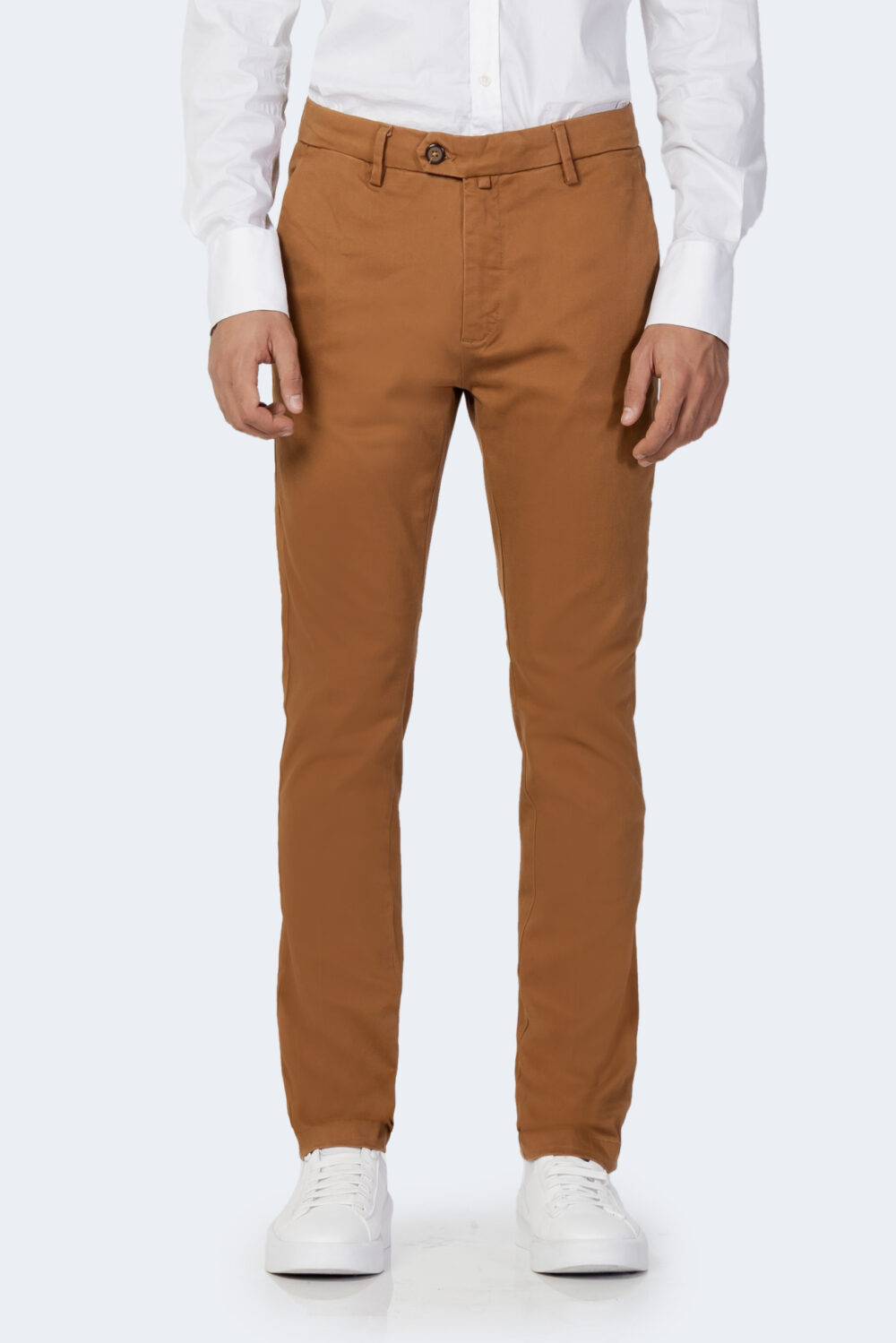 Pantaloni slim Borghese Arancione - Foto 3