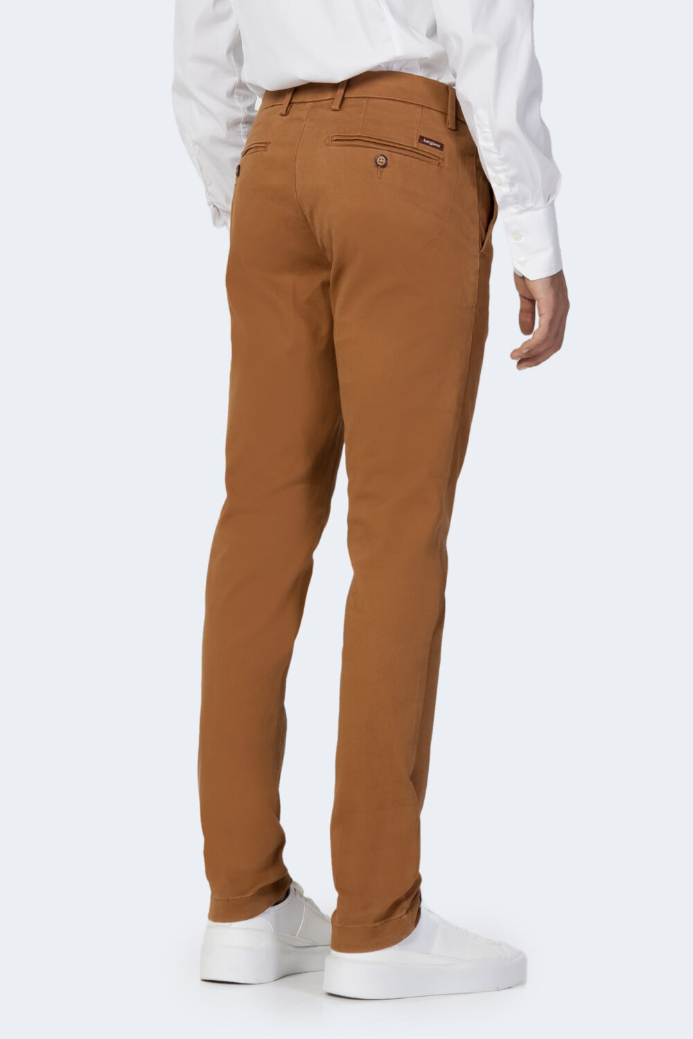 Pantaloni slim Borghese Arancione - Foto 4