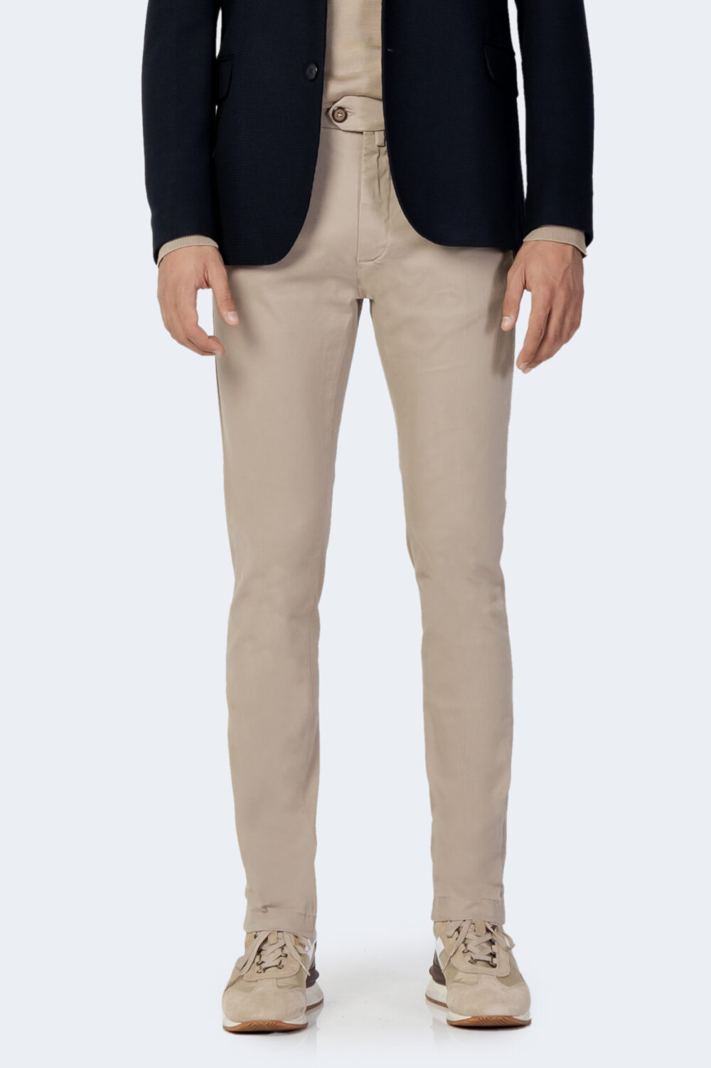 Pantaloni slim Borghese Beige - Foto 1