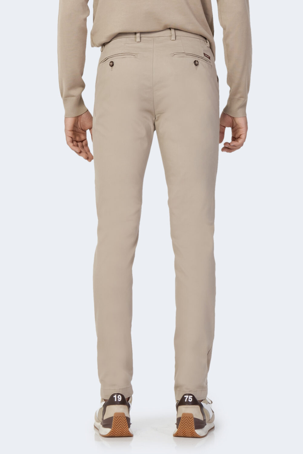 Pantaloni slim Borghese Beige - Foto 4