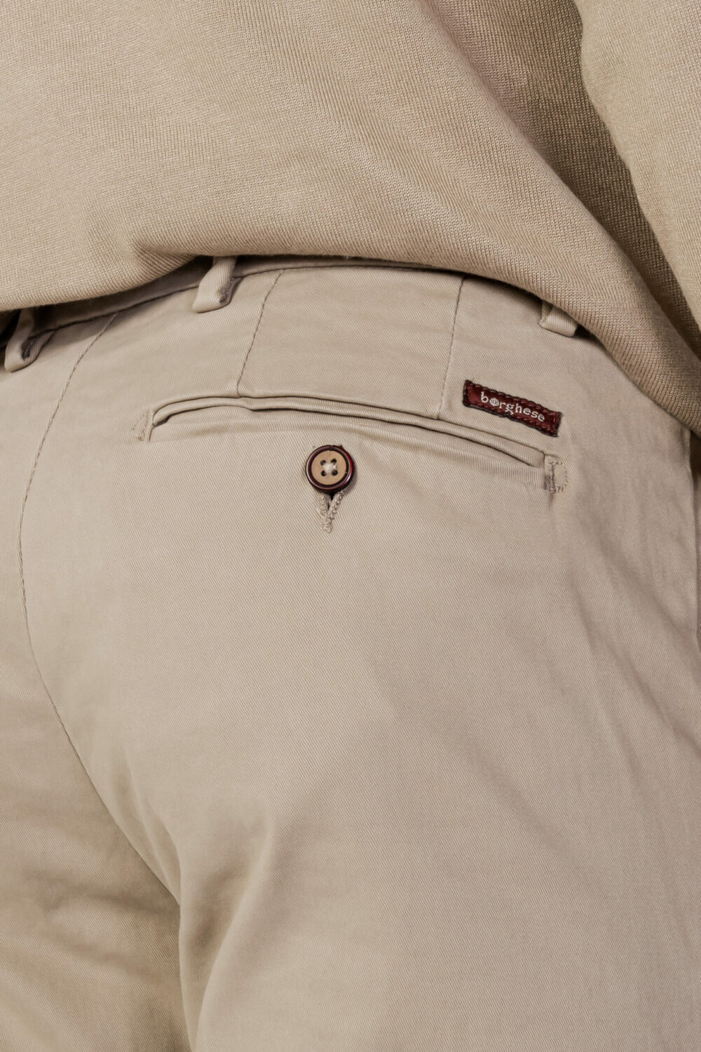 Pantaloni slim Borghese Beige - Foto 5