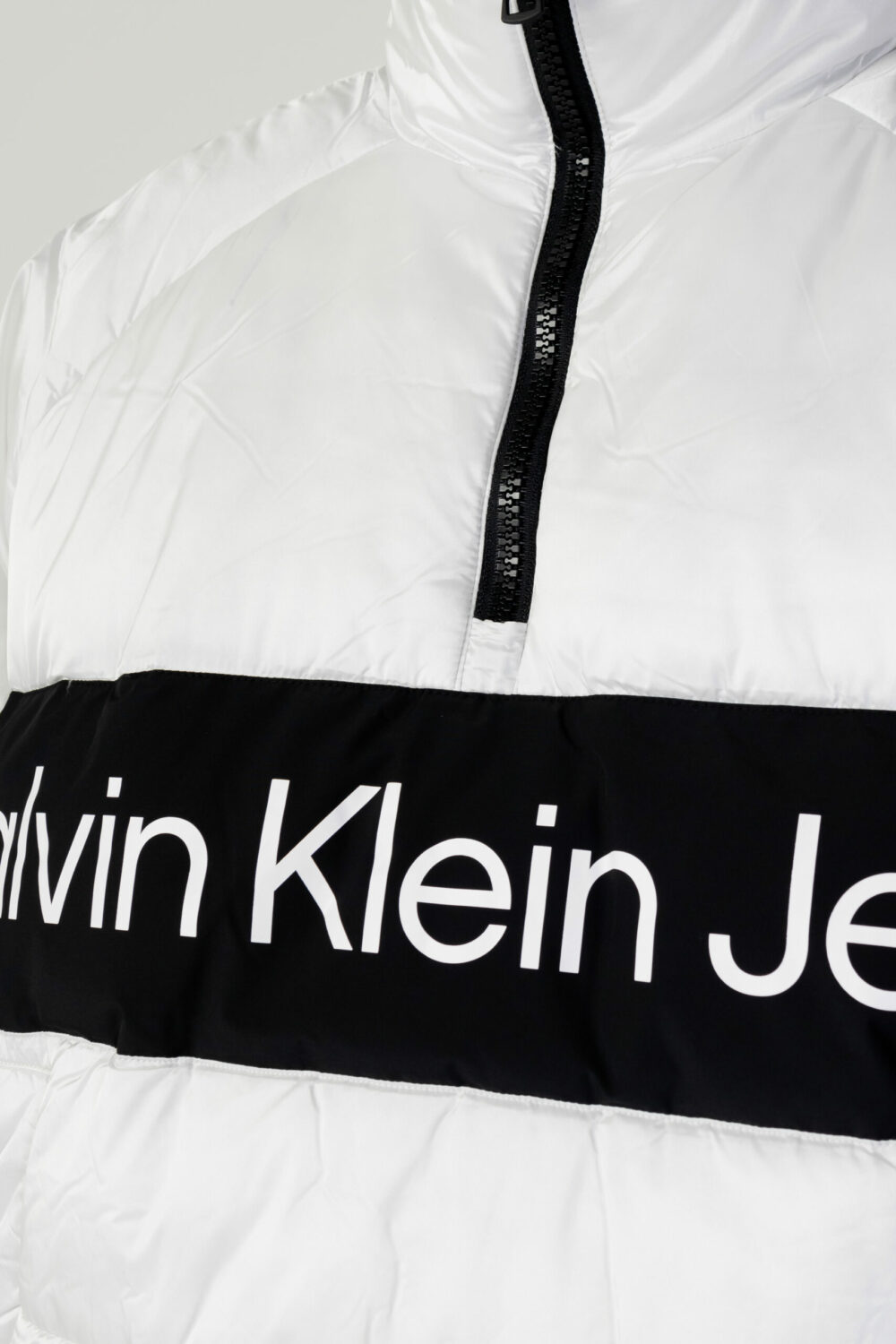 Piumino Calvin Klein Jeans Bianco - Grigio - Foto 4