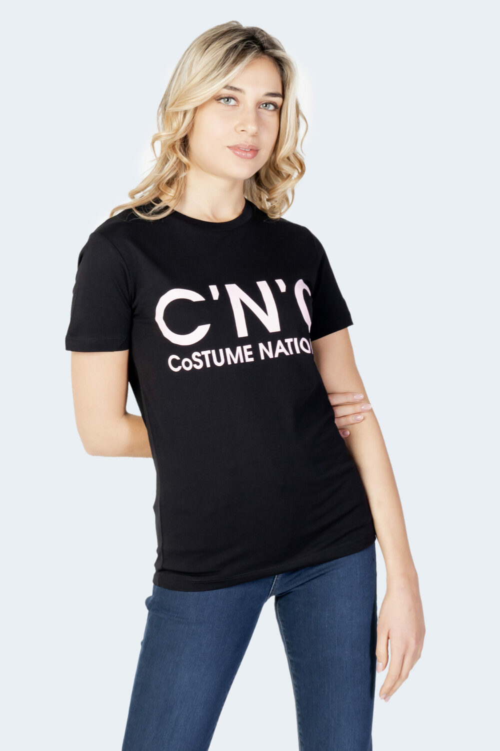 T-shirt CNC Costume National Nero - Foto 1