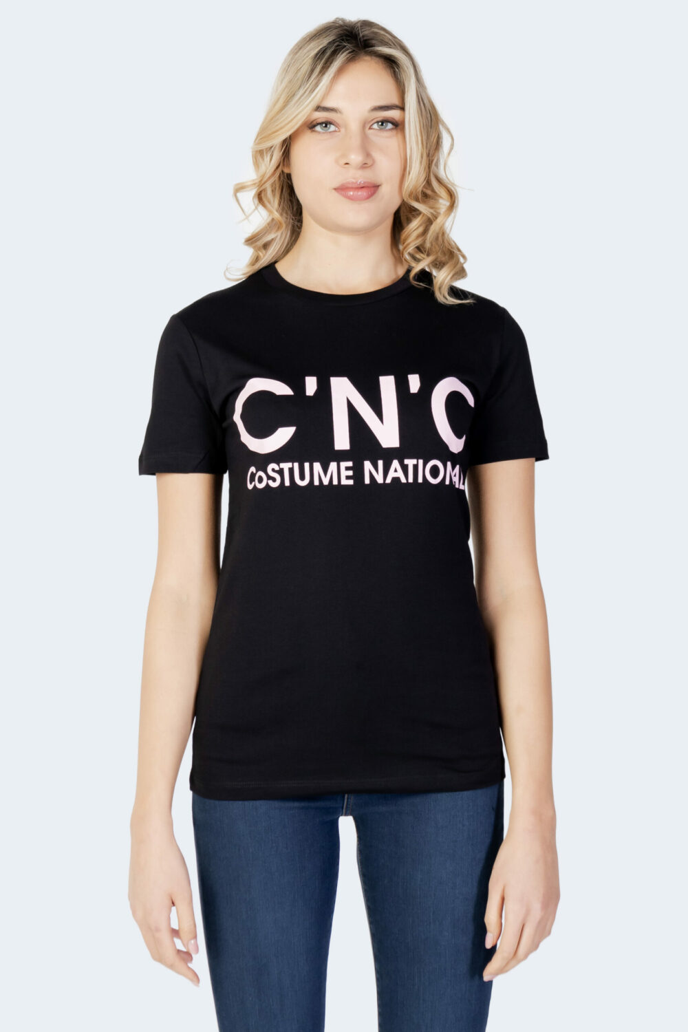 T-shirt CNC Costume National Nero - Foto 4
