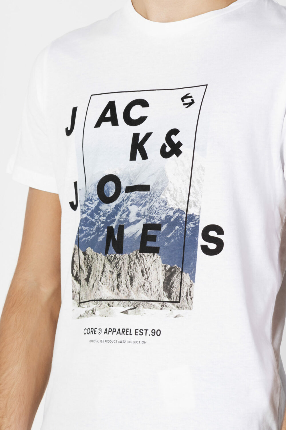 T-shirt Jack Jones Bianco - Foto 2