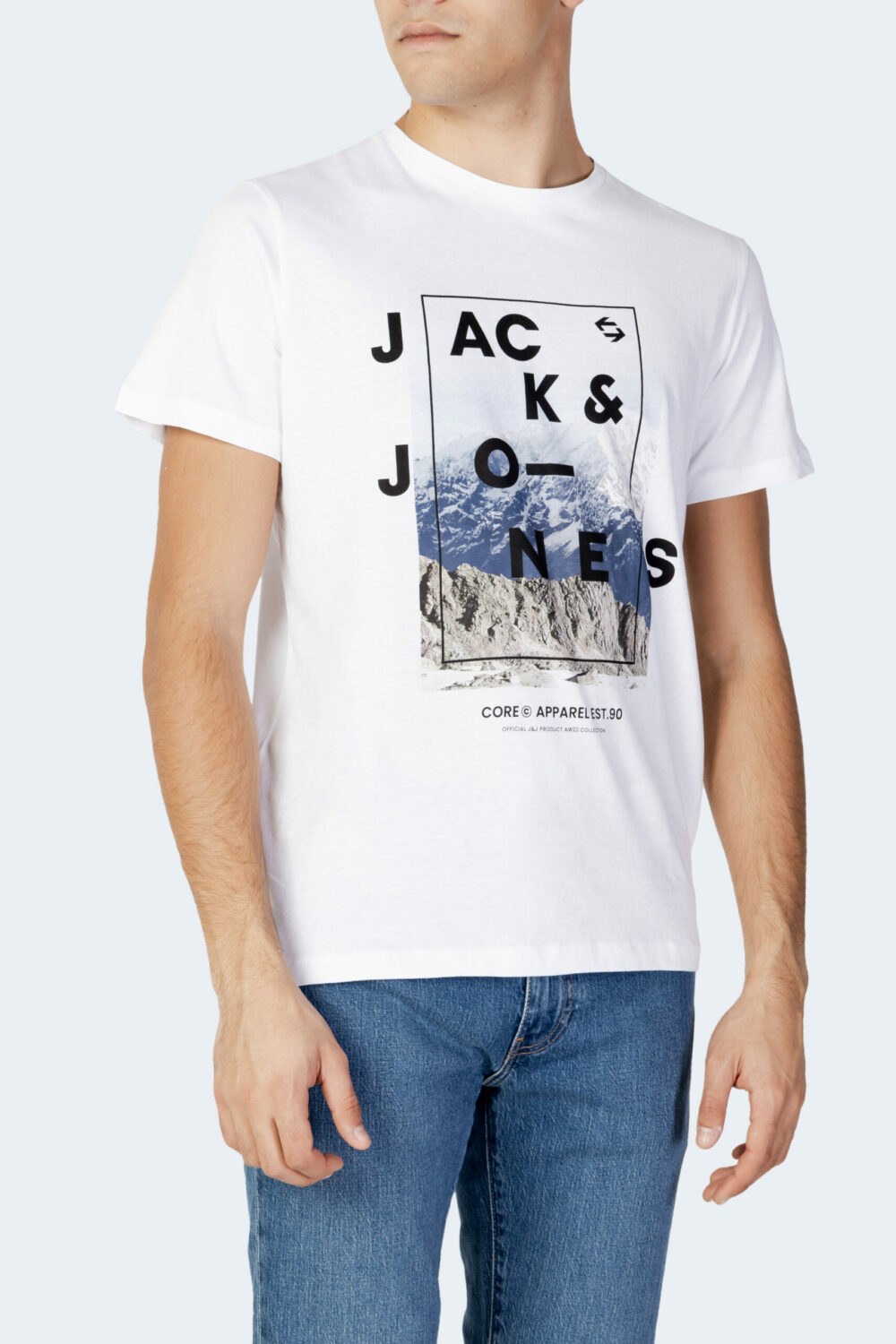 T-shirt Jack Jones Bianco - Foto 3